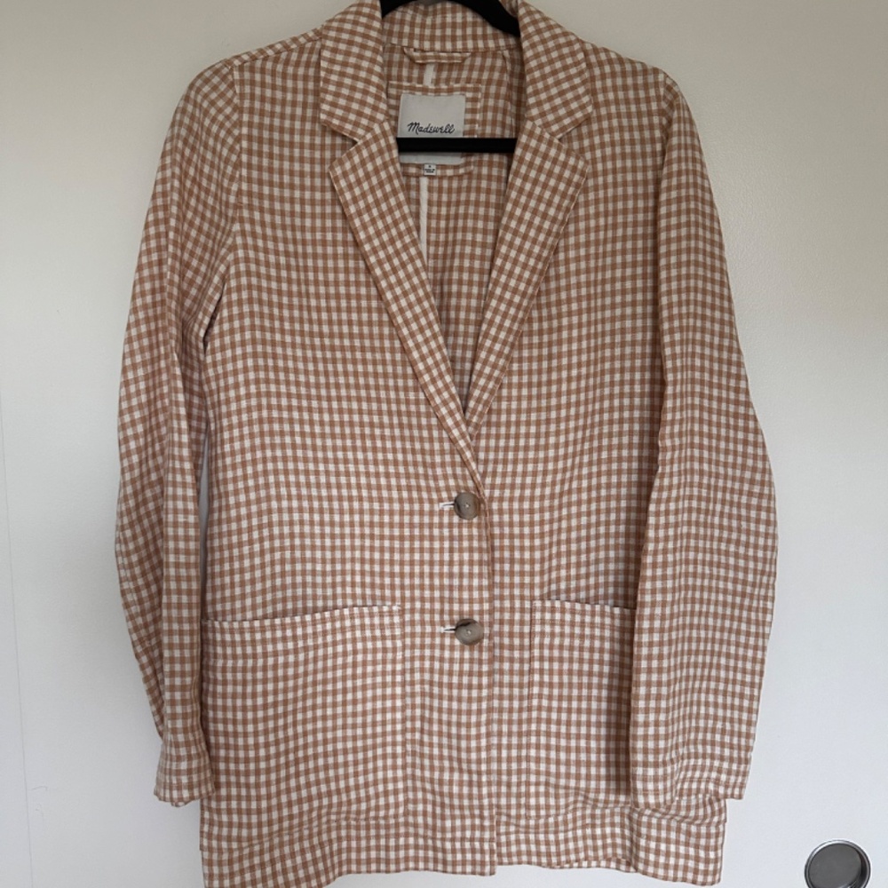 NWT - Madewell - 100% Linen Shorts & Blazer Set